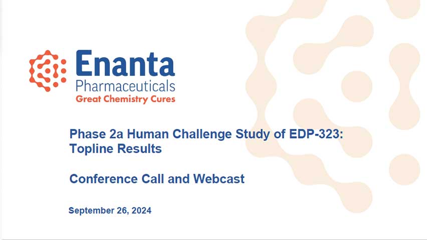 image for EDP-323 Challenge Study Topline Data Results Call