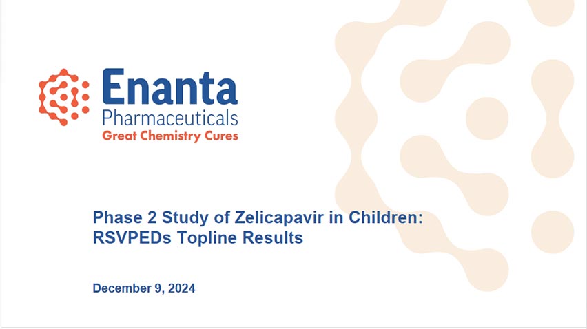 image for Phase 2 Study of Zelicapavir in Children Topline Results